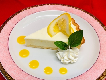 レモンのレアチーズタルト