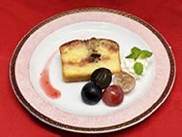 ぶどうのパウンドケーキ